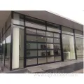 Full Clear Sectional Aluminium Glass Panel Garage Door